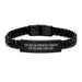 Funny Gift for Men - Aerospace Engineer Inspired Interlaced Leather Bracelet for Graduation Unique Gifts from Family to Aerospace Engineers - Image 1