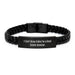Funny Real Estate Investor Gifts, Interlaced Leather Bracelet with Engraved Stainless Steel, 'I Can't Keep Calm I'm A Real Estate Investor' Quote, Unique Graduation Gift for Men - Image 1