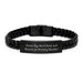 Rancher Inspired Interlaced Leather Bracelet Gifts for Men, Funny Graduation Unique Gifts from Men to Rancher Friends - Image 1