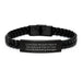 Funny Graduation Unique Gifts for Marketing Manager, I Love How We Don't Have to Say Out Loud That I'm Your Favorite Marketing Manager Interlaced Leather Bracelet Gifts from Men to Coworkers - Image 1