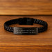 Funny School Bus Driver Gifts for Him - Interlaced Leather Bracelet, 'I'm a School Bus Driver, I Speak Fluently in genius' Engraved, Christmas Unique Gifts from Friends to Family - Image 2