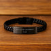 Funny Watchmaker Gifts Unique Father's Day Interlaced Leather Bracelet Handmade from Stainless Steel for Watchmaker Enthusiasts, Gifts from Men to Watchmaker - Image 2