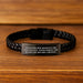 Inspirational Gifts from Family to Mother's Day Unique Gifts for Dentist Interlaced Leather Bracelet with Quote - Never Forget the Reason You Became a Dentist - Image 2