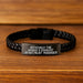Special Gifts for Apartment Managers, Funny Quote Interlaced Leather Bracelet for Men, Unique Father's Day Unique Gifts from Friends or Family - The World's Coolest Apartment Manager - Image 2