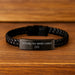 Funny CFO Gifts from Friends for Men - Interlaced Leather Bracelet Officially The World's Coolest Cfo - Unique Father's Day Unique Gifts - Image 2
