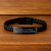 Funny Compliance Officer Gifts for Men - Officially The World's Coolest Compliance Officer Interlaced Leather Bracelet, Graduation Unique Gifts from Friends - Image 2