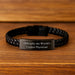 Funny 'World's Coolest Physician' Interlaced Leather Bracelet Gifts for Men from Family - Unique Father's Day Unique Gifts - Image 2