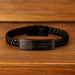 Funny Reporter Gifts from Friends to the Officially World's Coolest Reporter, Interlaced Leather Bracelet for Reporter, Father's Day Unique Gifts - Image 2