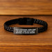 Funny Personal Care Aide Gifts for Men - Interlaced Leather Bracelet, 'I'm Never Wrong' Quote, Gifts from Family for Graduation Unique - Image 2