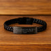 Cool Analyst Dad Graduation Gifts from Family, Unique Interlaced Leather Bracelet for Men, Funny 'I Am An Analyst Dad' Quote - Image 2