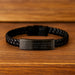 Funny Assistant Principal Gifts for Men Interlaced Leather Bracelet with Engraved Stainless Steel - I Am An Assistant Principal Dad - Image 2