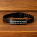 Social Worker Dad Gifts - Unique Interlaced Leather Bracelets for Graduation - 'I Am A Social Worker Dad. Just Like A Normal Dad Except Much Cooler.' - Image 2