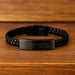 Funny Podiatrist Gifts from Family for Podiatrist Men - Interlaced Leather Bracelet Because I Am The Podiatrist. That's Why. for Graduation Unique Gifts - Image 2