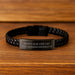 Funny Banker Gifts, Interlaced Leather Bracelet for Men, Keep Calm And Let The Banker Handle It, Stylish Graduation Unique Gifts from Friends to Family, Banker Enthusiast Gift - Image 2