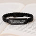 Surgeon's Gift Idea - Funny Quote Interlaced Leather Bracelet for Men, Birthday Unique Gifts from Friends, Coworkers, Family - Image 3