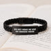 A Dancer's Delight - Funny Quote Gifts for Dancers from Friends on Christmas - Interlaced Leather Bracelet - Image 3
