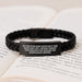 Ambulance Driver Gifts from Family, Ambulance Driver Mother's Day Unique Gifts, Interlaced Leather Bracelet Quote - Never Forget the Reason You Became an Ambulance Driver - Image 3
