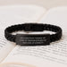 Funny Substitute Teacher Interlaced Leather Bracelet Gifts for Men Women Friends - Gifts from Family, Coworkers, or Friends with Sarcasm Humor on Mother's Day - Image 3