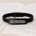 Urban Planner Sarcasm Humor Funny Gift for Mom Mother's Day Interlaced Leather Bracelet from Husband - Image 3