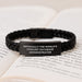 Funny Database Administrator Gifts, World's Coolest DBA Bracelet for Men, Interlaced Leather Father's Day Unique Gifts - Image 3