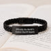 Funny Sheriff Deputy Gifts for Men, Officially The World's Coolest Sheriff Deputy Leather Bracelet, Unique Father's Day Unique Gift from Men to Sheriff Deputy - Image 3