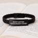 Funny Biologist Gifts Best Effin' Biologist Ever Interlaced Leather Bracelet Gifts for Biologist Men Women Friends Coworkers Family - Image 3