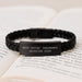 Funny Insurance Adjuster Gifts from Men - Best Effin' Interlaced Leather Bracelet for Insurance Adjuster Dad, Father's Day Unique Gifts for Insurance Adjuster Professionals - Image 3