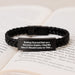 Funny Baking Quotes Interlaced Leather Bracelet Gifts from Men or Women for Baking Lovers Graduation Unique Gifts - Image 3