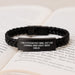 Unique Gifts from Mom to Psychiatrist Friends - Interlaced Leather Bracelet for Graduation - Funny Quote - 'I Am A Psychiatrist Mom. Just Like A Normal Mom Except Much Cooler.' - Image 3
