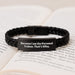 Personal Trainer Gifts from Men to Personal Trainer, Funny Inspirational Quote Interlaced Leather Bracelet for Graduation Unique Gifts, Gifts for Men, Women, Friends, Coworkers, Family - Image 3