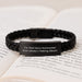 Funny Postmaster Gifts for Men, Unique Graduation Unique Gifts for Postmaster, Sexy Interlaced Leather Bracelet Gifts from Friends to Postmaster - Image 3