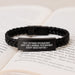 Funny Psychiatrist Interlaced Leather Bracelet Gifts from Friends to Men on Graduation Day - Image 3