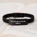 Funny Chef Gifts for Men, Interlaced Leather Bracelet, Keep Calm And Let The Chef Handle It Graduation Unique Gifts from Friends, Family to Chef - Image 3
