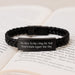 Funny Quote Real Estate Agent Gifts for Men Friends, Interlaced Leather Bracelet Stainless Steel PU Leather, Gifts from Men to Real Estate Agent Colleagues - Image 3