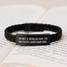 Funny Exotic Shorthair Cat Gifts for Men from Dad - Exotic Shorthair Cat Lover Interlaced Leather Bracelet for Graduation Unique Gifts - Image 3