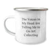 Funny Art Collecting Gifts for Men Birthday Unique Mugs from Friends - Image 1
