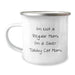 Funny Silver Tabby Cat Mom Gifts from Friends, Unique Camping Mugs for Silver Tabby Cat Lovers, Christmas Unique Gifts for Men, Women, Family - Image 1
