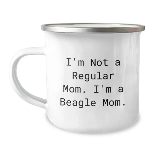 Funny Beagle Dog Camping Mug Gifts from Mom to Beagle Dog Lover - Image 1