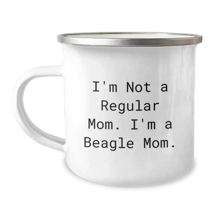 Funny Beagle Dog Camping Mug Gifts from Mom to Beagle Dog Lover - Image 1