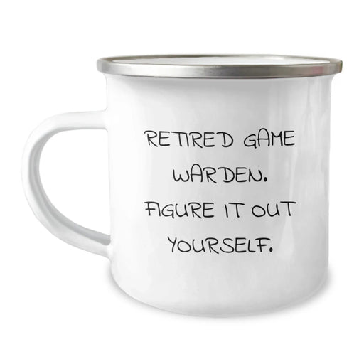 Game Warden Gifts, Funny Quote, Camping Mug for Retired Game Wardens, Graduation Unique Gifts from Friends to Game Wardens - Image 1