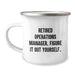 Funny Operations Manager Camping Mug Gifts from Friends Christmas Unique Ideas for Operations Manager - Image 1