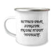 Funny Oral Surgeon Gifts - 'Retired Oral Surgeon. Figure It Out Yourself.' Birthday Present for Oral Surgeon from Friends, Coworkers, or Family - Camping Mug - Image 1