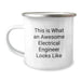 Unique Birthday Unique Gifts for Electrical Engineers, Funny Inspirational Quote, Camping Mug, Gifts from Friends and Family - Image 1