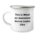 Funny Nurse Gifts for Her - This Is What An Awesome Nurse Looks Like - Cute Camping Mug for Nurses - Unique Christmas Unique Gifts from Friends and Family - Image 1