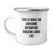 Funny Orthopedic Surgeon Gifts for Men - Camping Mug - This Is What An Awesome Orthopedic Surgeon Looks Like, Birthday Unique - Image 1