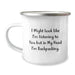 Funny Backpacking Camping Mug for Valentine's Gifts from Friends and Family - Image 1