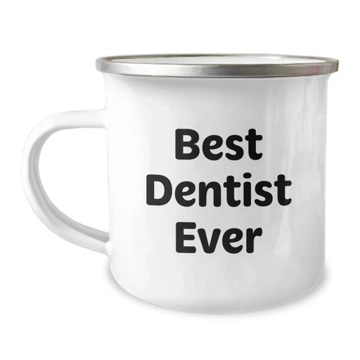 Funny Best Dentist Ever Camping Mug Gifts for Friends from Men - Image 1