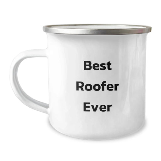 Funny Roofer Gifts from Family - Best Roofer Ever Camping Mug for Men, Unique Christmas Unique Gifts for Roofer, Roofer Lover, Roofer Enthusiast - Image 1