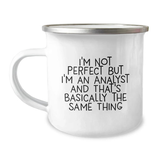 Funny Analyst Camping Mug Gifts from Friends for Men, Christmas Unique Gifts - Image 1