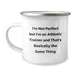 Funny Athletic Trainer Gifts for the Camping Enthusiast, 'I'm Not Perfect But I'm An Athletic Trainer', Christmas Unique Gifts from Friends to Family - Image 1